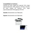 Combo Impresora Hp Laserjet Pro Mfp 4103fdw Blanca + Cartucho Original de Tóner Hp 151A negro, 3.050 Páginas