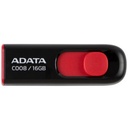 Memoria Adata USB 2.0 C008 Retráctil 16GB Negro-Rojo