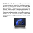 Portátil Hp EliteBook 840 G11 Intel Ultra U7 RAM 32GB SSD 1TB W11 Pro Color Gris