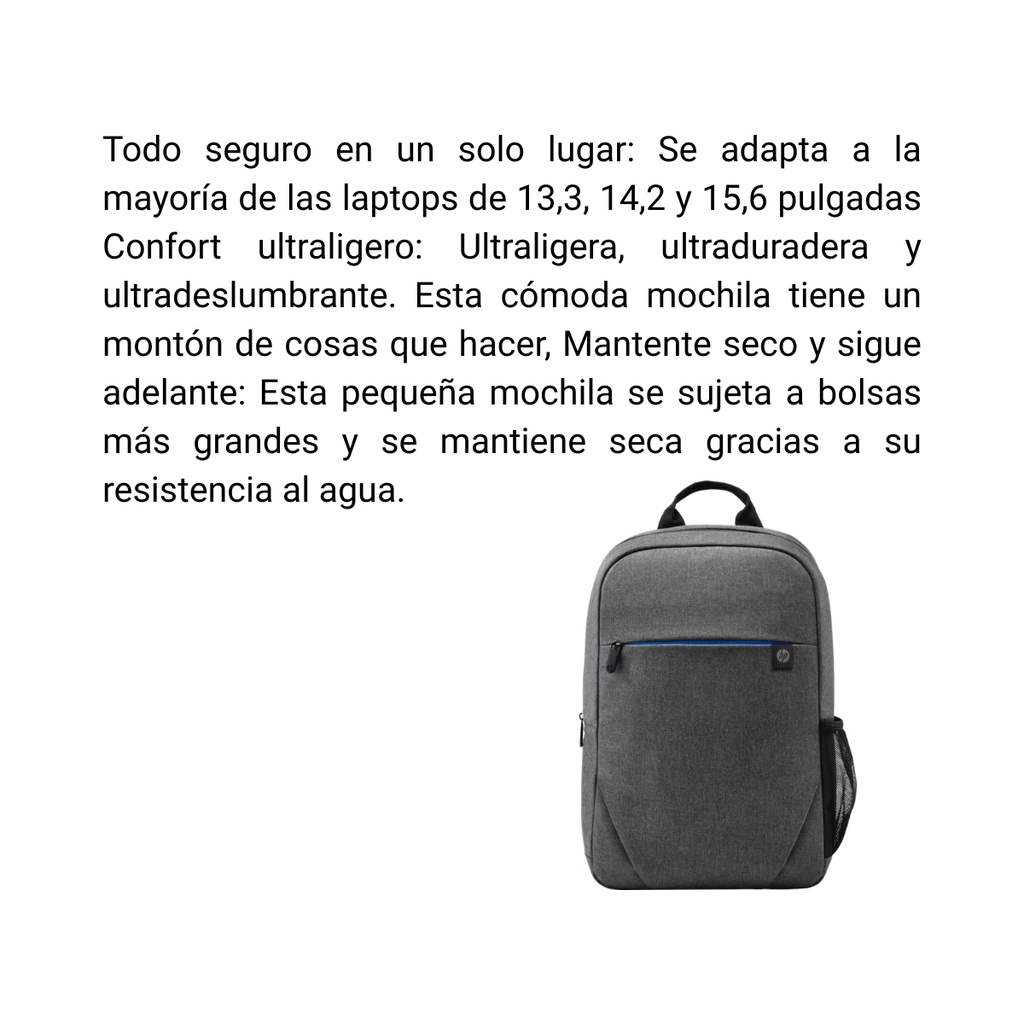 Maleta HP Prelude 15.6 Gris