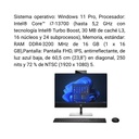 Computador Todo En Uno Hp 440 G9 IntelCore i7-13700 RAM 16GB SSD 512GB W11 Pro Color Negro