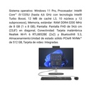 Computador Hp Todo en uno 240 G10 Intel Core i5-1335U RAM 8GB SSD 512GB W11 Pro Negro