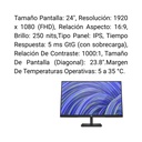 Monitor HP V24I G5 23.8" FHD IPS Negro