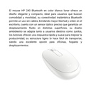 Mouse HP 240 Bluetooth Blanco Lunar