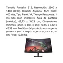Monitor gamer omen Hp 32 curvo pivoteable