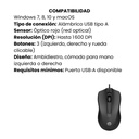 Mouse Con Cable HP 100 Negro