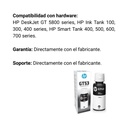 Botella Original De Tinta HP GT 53 Negra 4.000 Páginas 90 ml