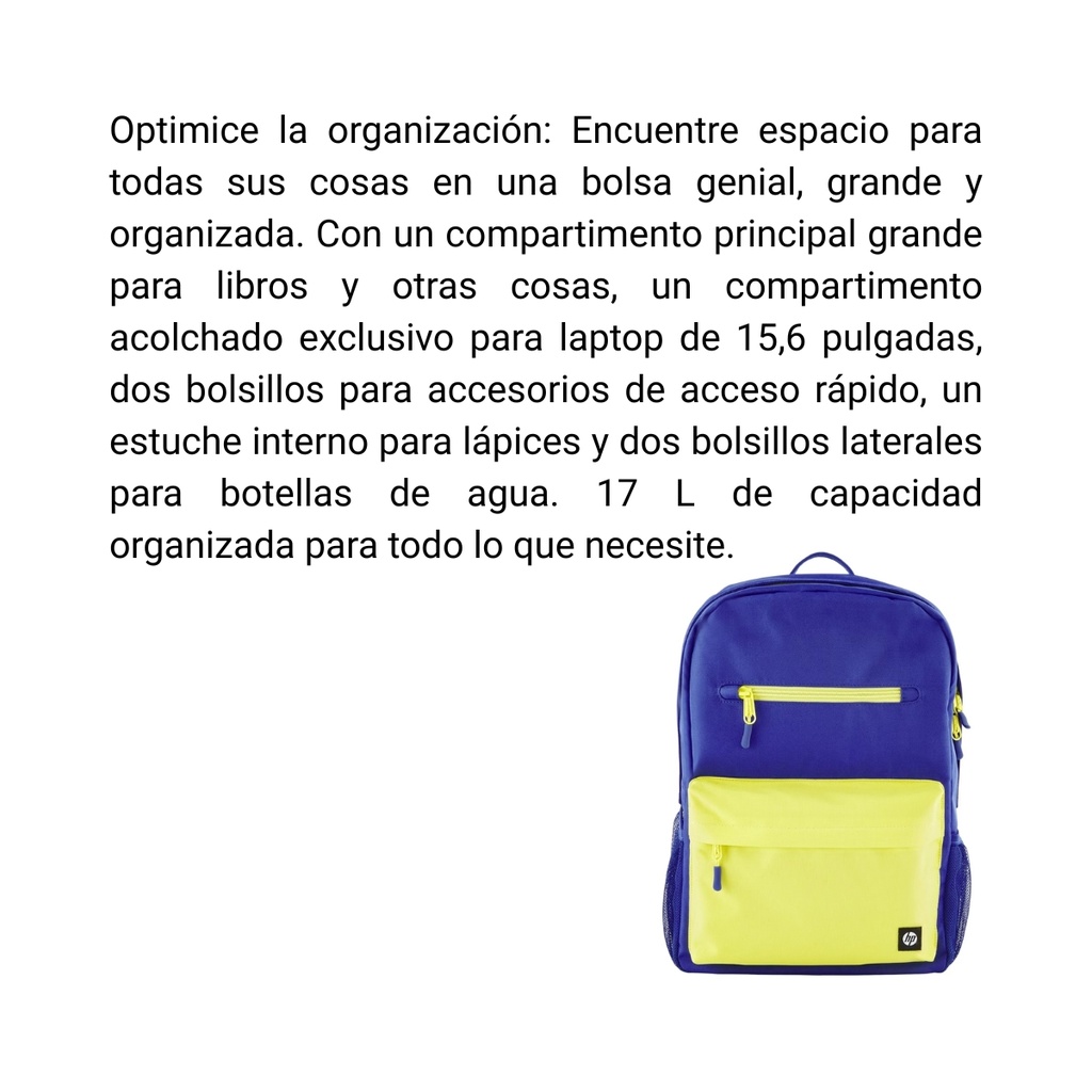 Mochila HP Campus azul 
