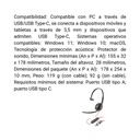 Diadema Poly Blackwire 3210 Monaural USB-C