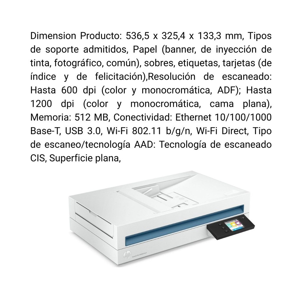 Escaner Hp n4600 pro fnw1	