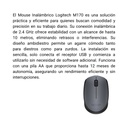 Mouse Inalámbrico Logitech M170 Gris con Conexión USB