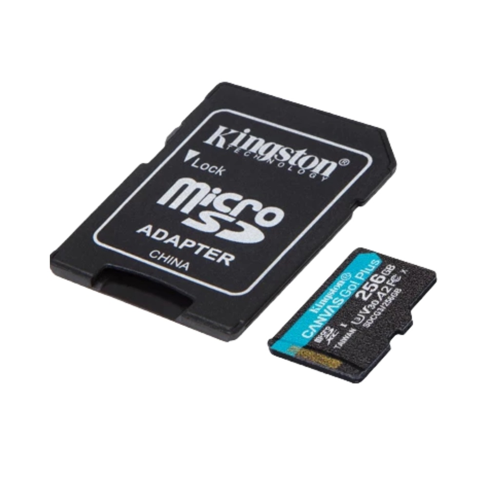 Memoria Micro SD Kingston Canvas GO Plus 64GB V30 Con Adaptador