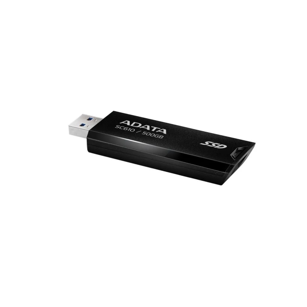 Disco Solido Externo ADATA SSD SC610 500GB Tipo USB Negro