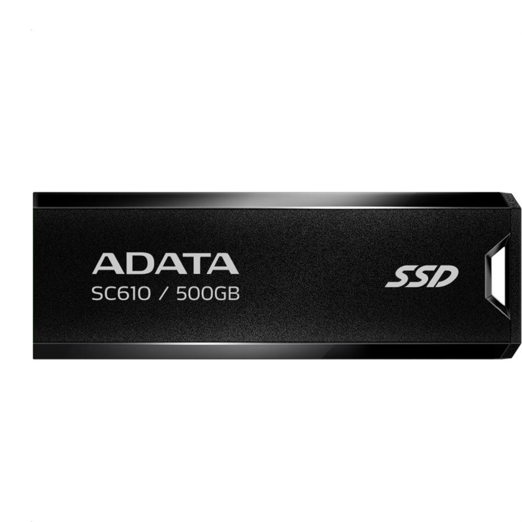 Disco Solido Externo ADATA SSD SC610 500GB Tipo USB Negro