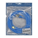 Cable XUE Patchcord UTP CAT6E 5M 26AWG CCA 80% PVC Color Azul