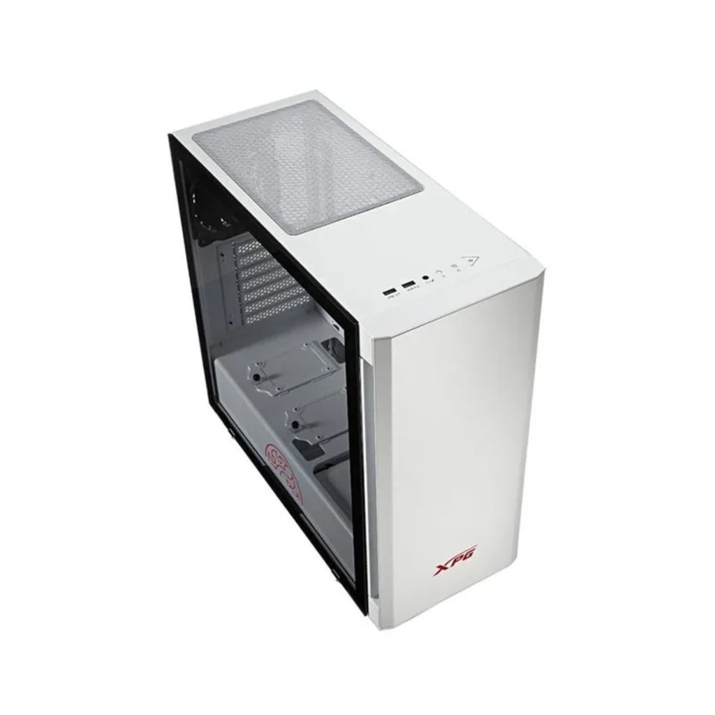 Chasis Gamer XPG INVADER X MT Blanco Con 2 Vidrios Templados
