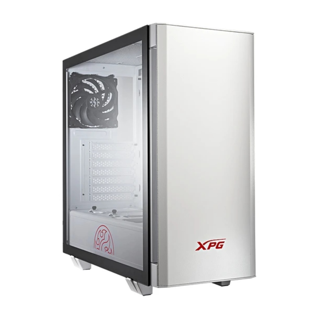 Chasis Gamer XPG INVADER X MT Blanco Con 2 Vidrios Templados