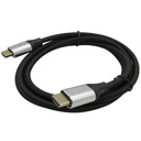 Cable XUE HDMI 8K 4320P V2.1 1.8M Macho A HDMI Macho Garantía 1 Año Color Negro