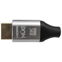 Cable XUE HDMI 8K 4320P V2.1 1.8M Macho A HDMI Macho Garantía 1 Año Color Negro