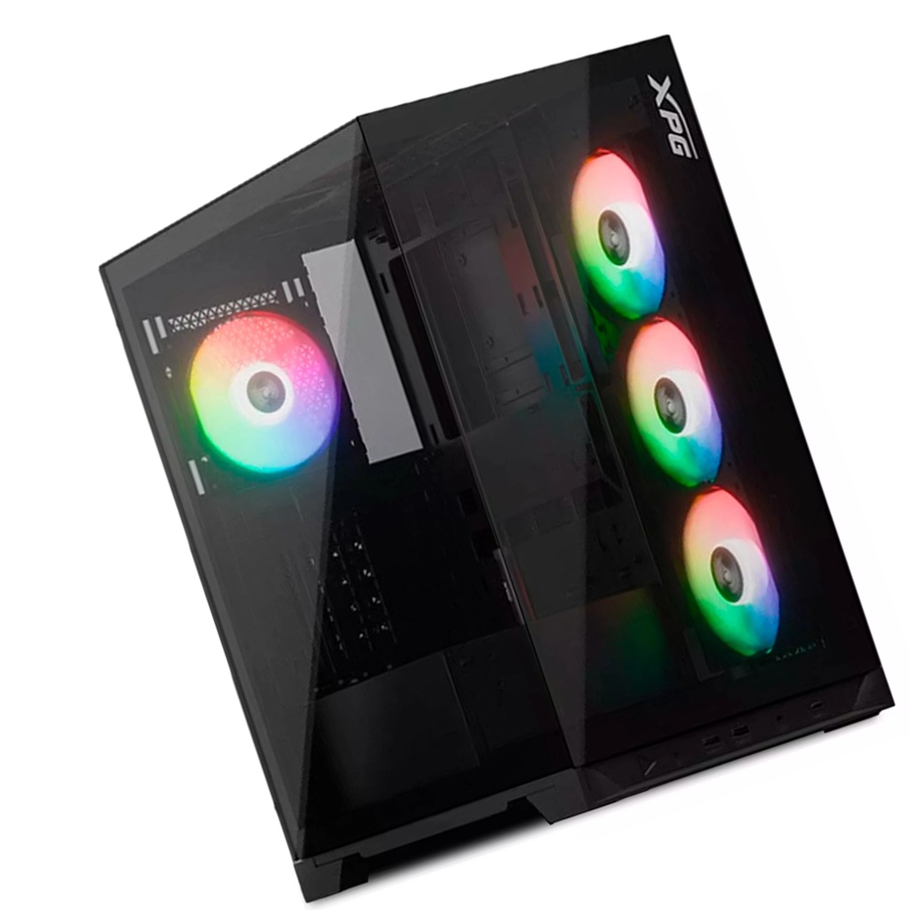 Chasis Gamer XPG ADATA INVADER X MT Negro Con 2 Vidrios Templados