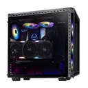 Chasis Gamer XPG ADATA Con Vidrio Templado Negra