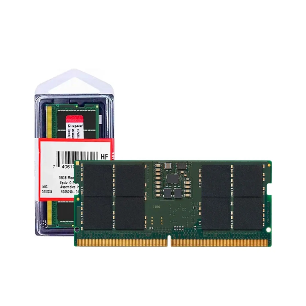 Memoria RAM Kingston 32GB DDR5 4800MT/s Non-ECC Unbuffered SODIMM