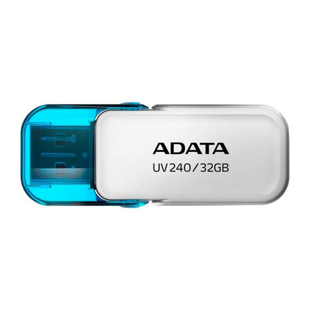 Memoria USB 2.0 ADATA 32GB Blanca-Azul