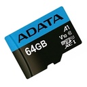 Memoria Micro SD ADATA 64GB Clase 10 Con Adaptador 