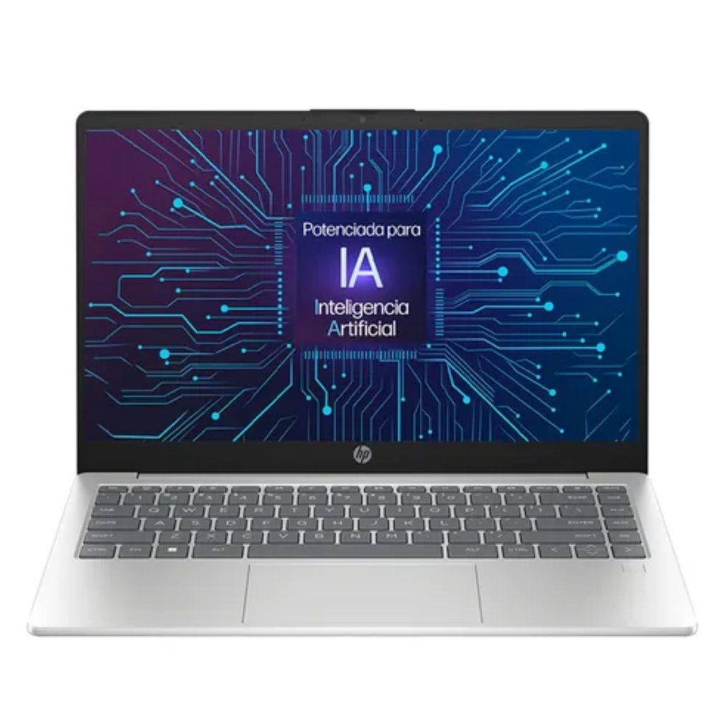 Portátil HP 14 Pulgadas RAM 8GB SSD  512GB Windows 11 Color Plateado