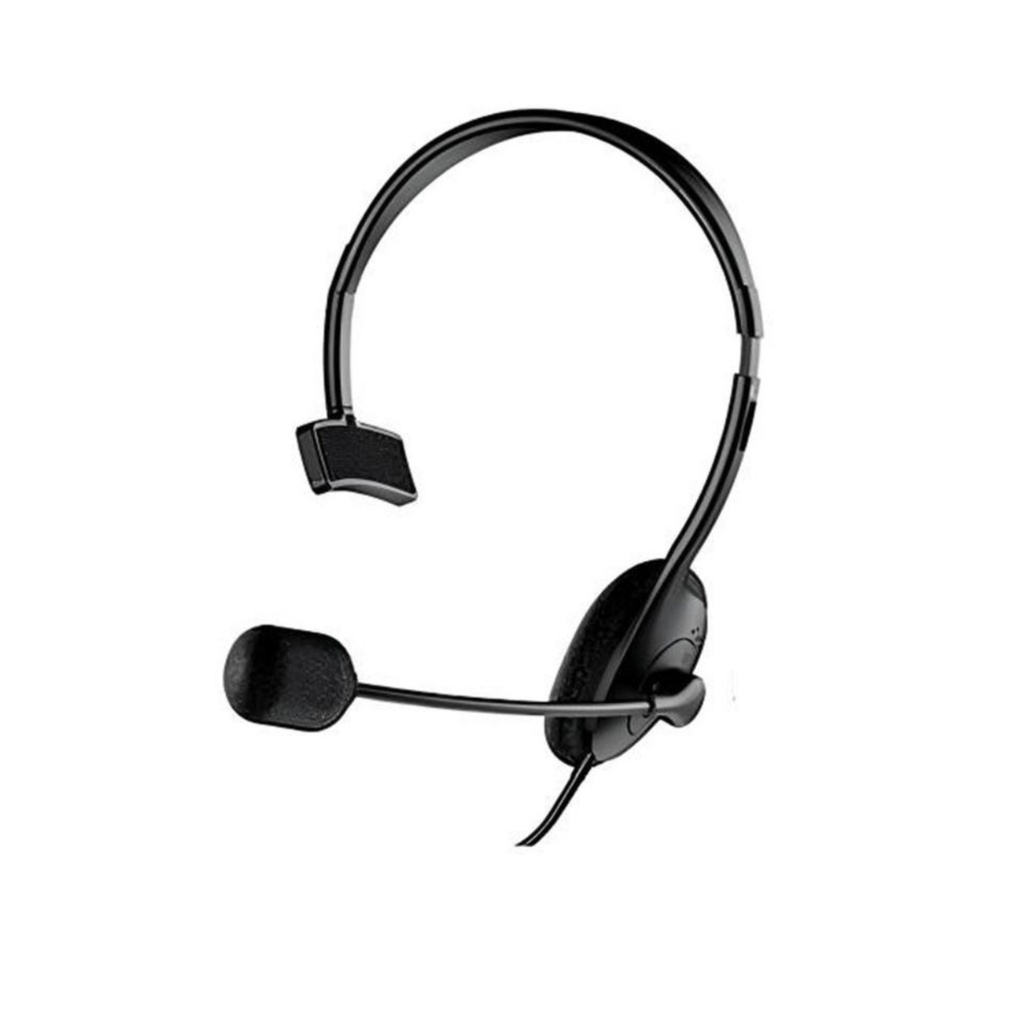 Auriculares USB Genius Para PC HS-100U Negro Con Micrófono
