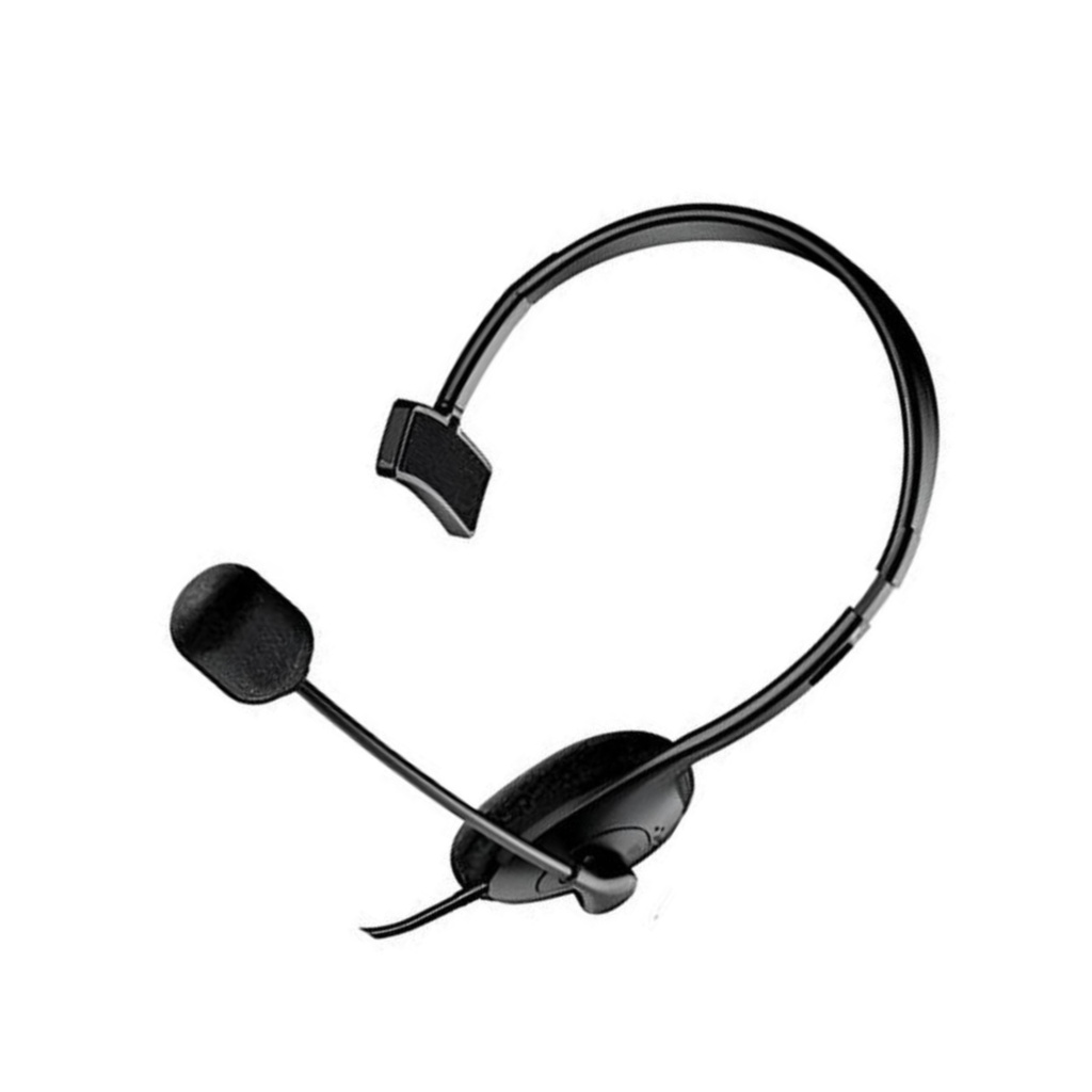 Auriculares USB Genius Para PC HS-100U Negro Con Micrófono