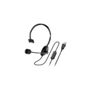 Auriculares USB Genius Para PC HS-100U Negro Con Micrófono
