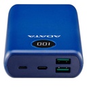 Power Bank Adata Cargador Portátil USB 20000mAh Azul