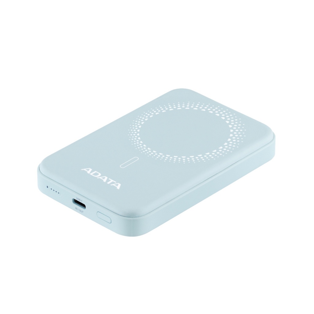 Power Bank Adata Cargador Portátil Magnético 5000mAh Tipo C Azul