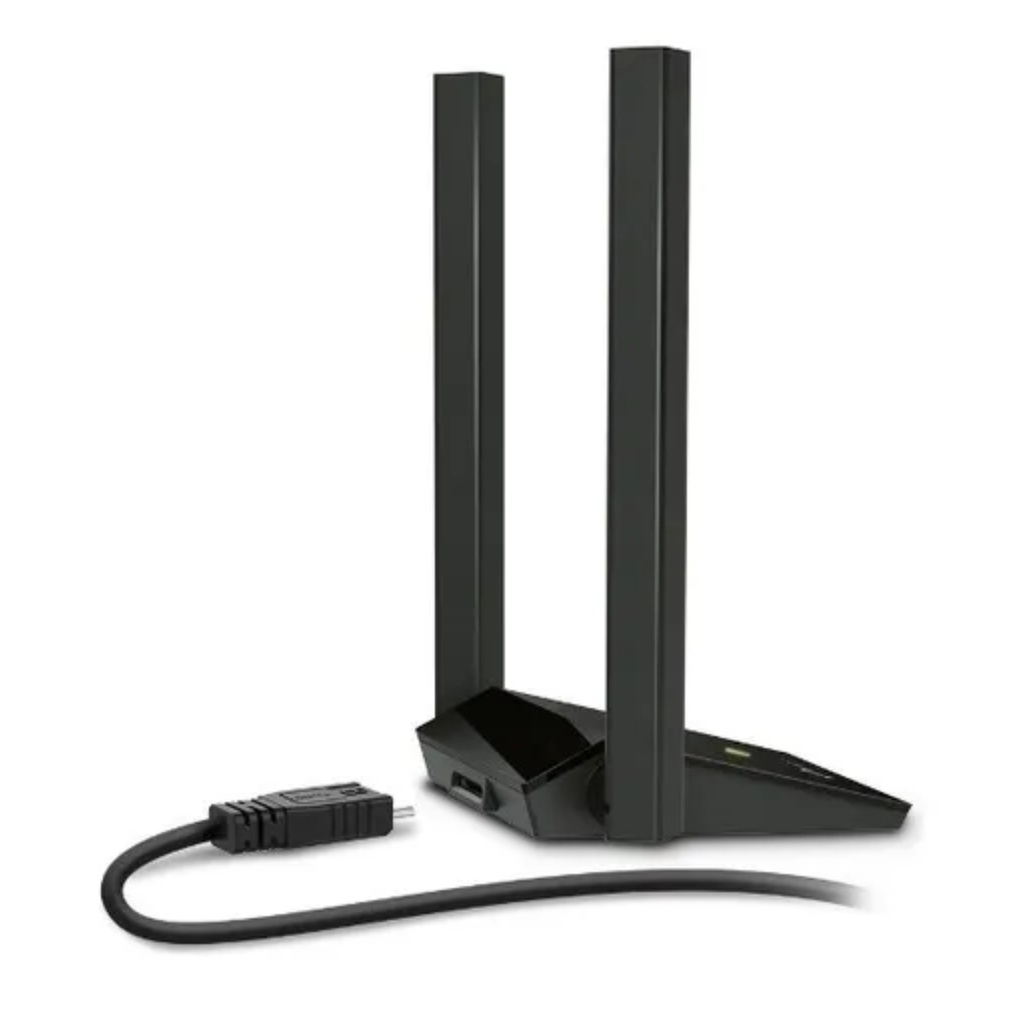 Adaptador Inalámbrico TPLINK USB De Alta Potencia de 1300Mbps Color Negro