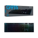 Teclado Gamer Inalámbrico Logitech G915 RGB Negro