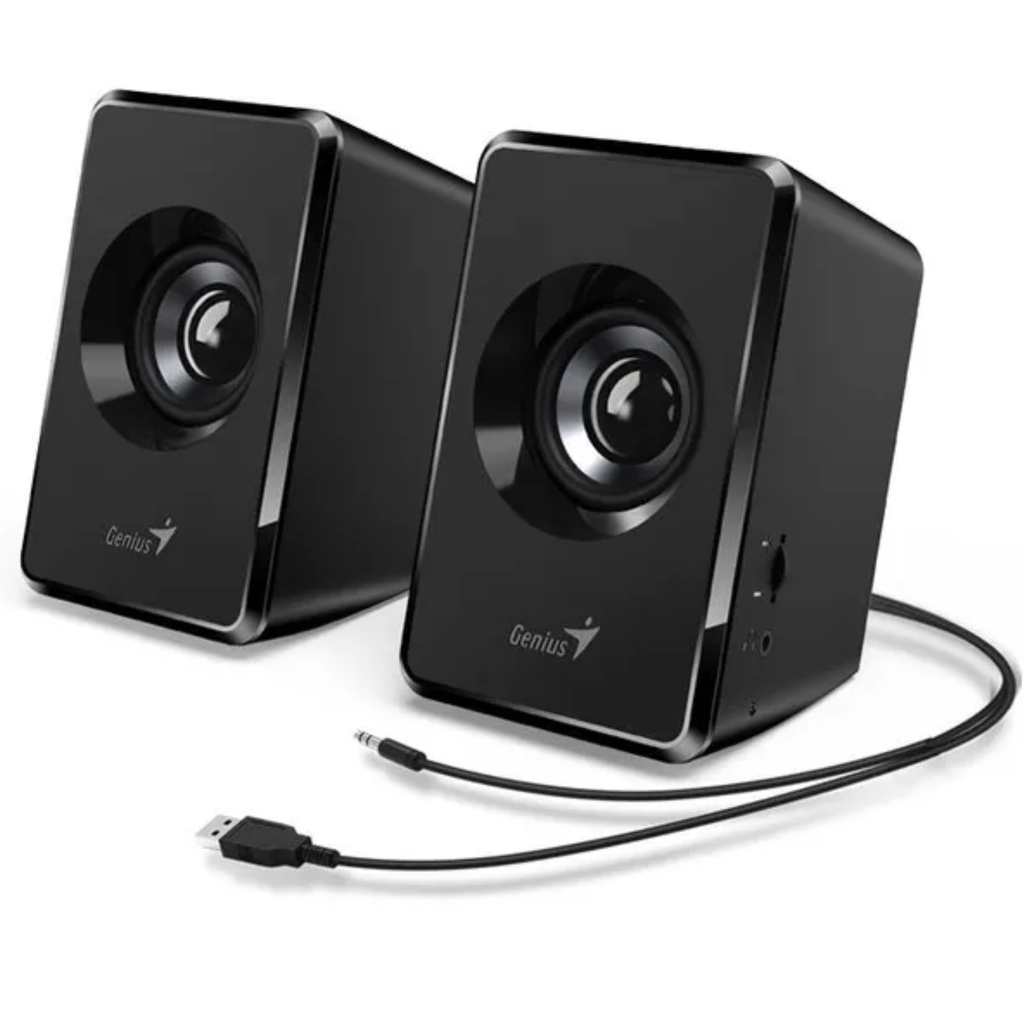 Parlante Estéreo Genius USB SP-U125 BLK Color Negro