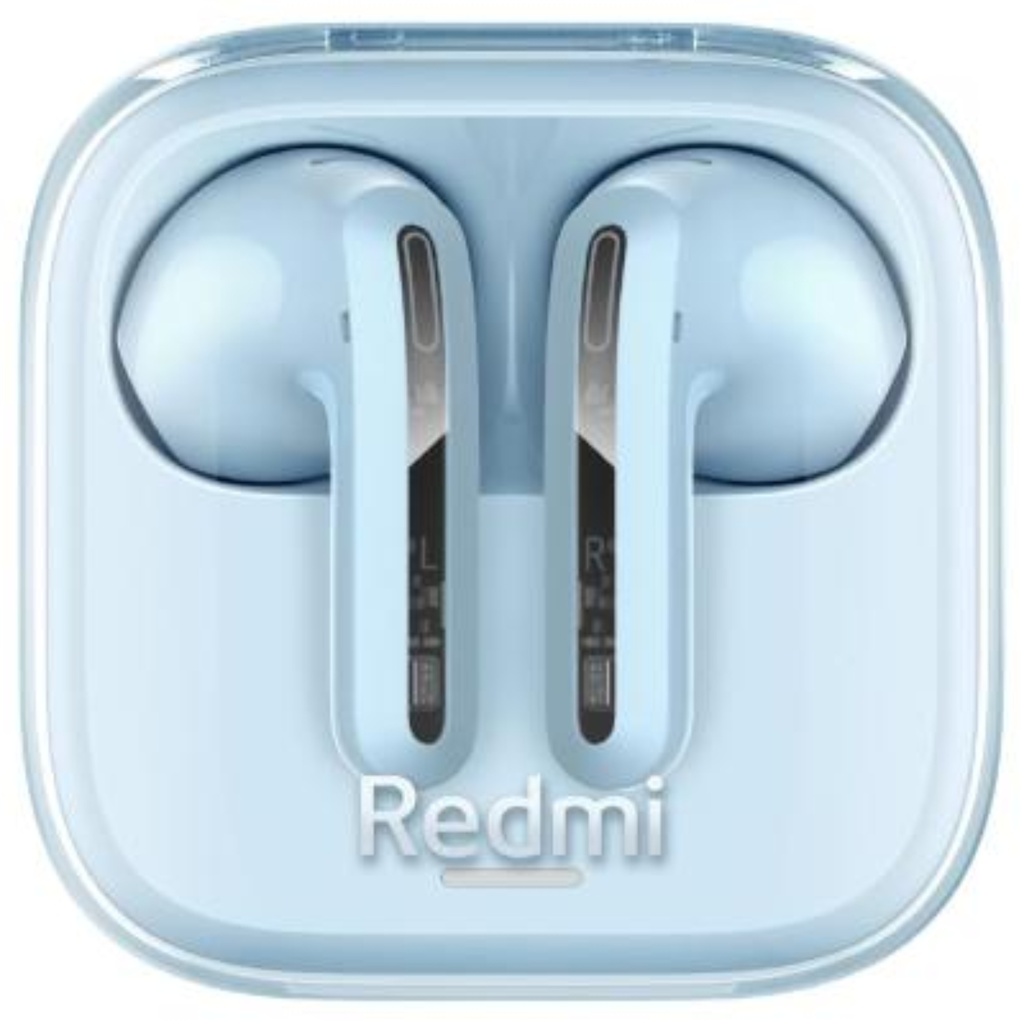 Audífonos Xiaomi Redmi Buds 6 Active Color Azul Transparente 