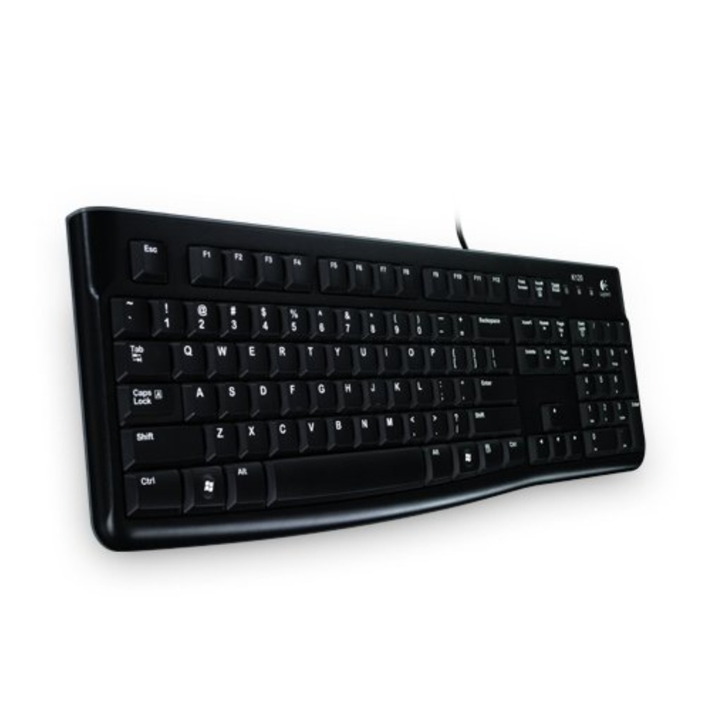 Teclado Logitech K120 QWERTY USB Color Negro