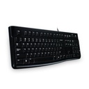 Teclado Logitech K120 QWERTY USB Color Negro
