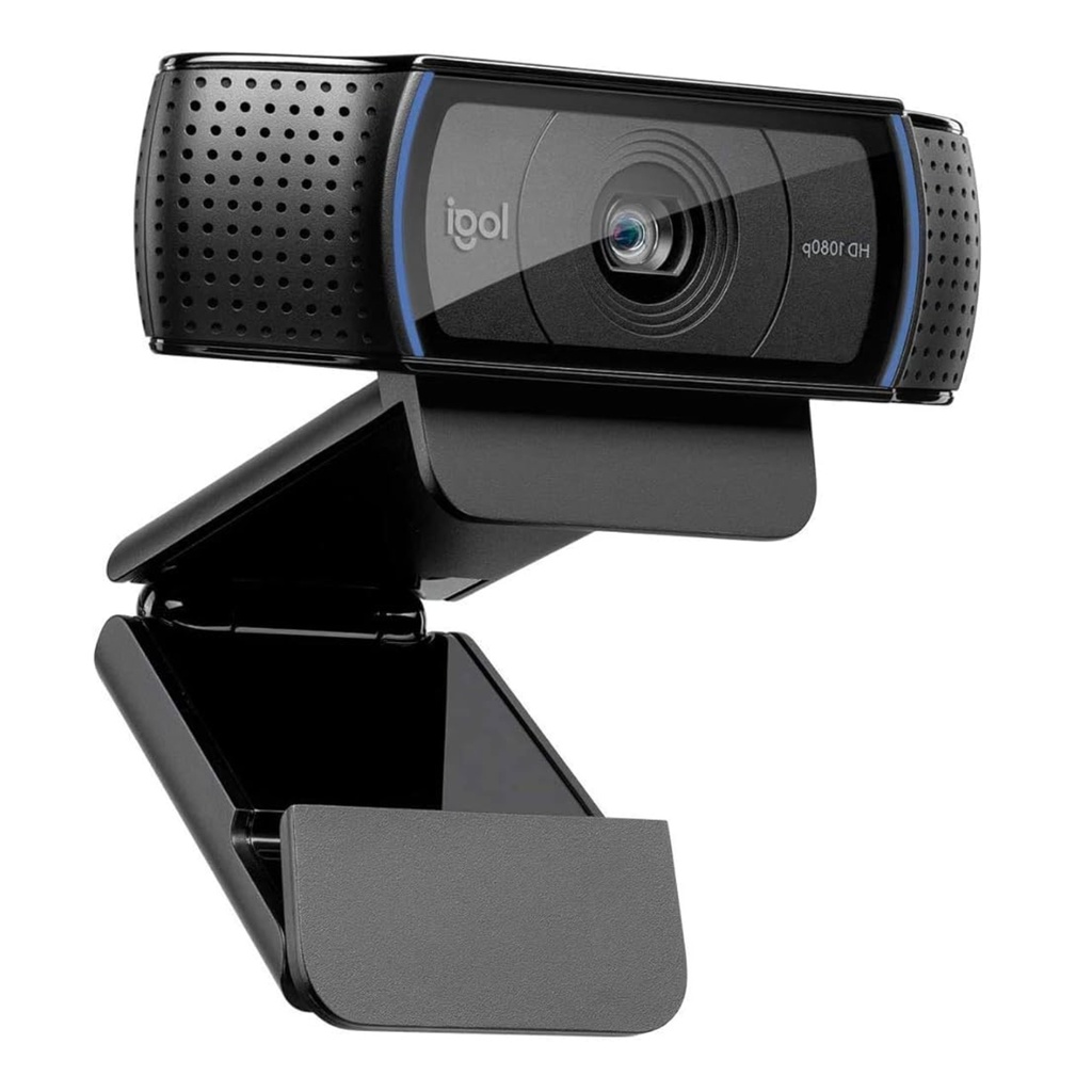 Cámara Web Logitech C920 Full HD Color Negro