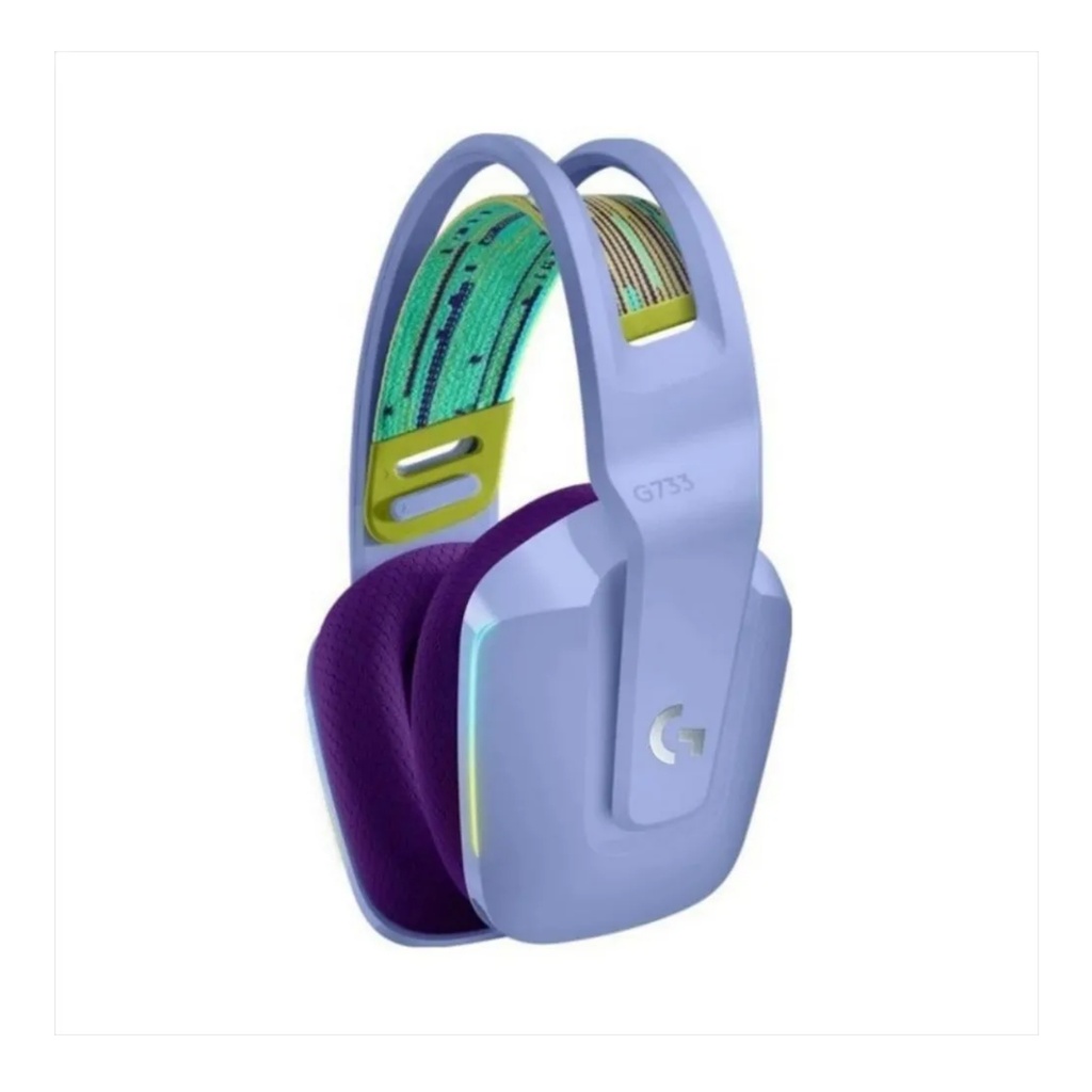 Diadema Logitech Gamer Inalámbrica G733 Color Lila