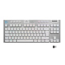 Teclado Mecánico Logitech G915X TKL Gaming Con Bluetooth Blanco