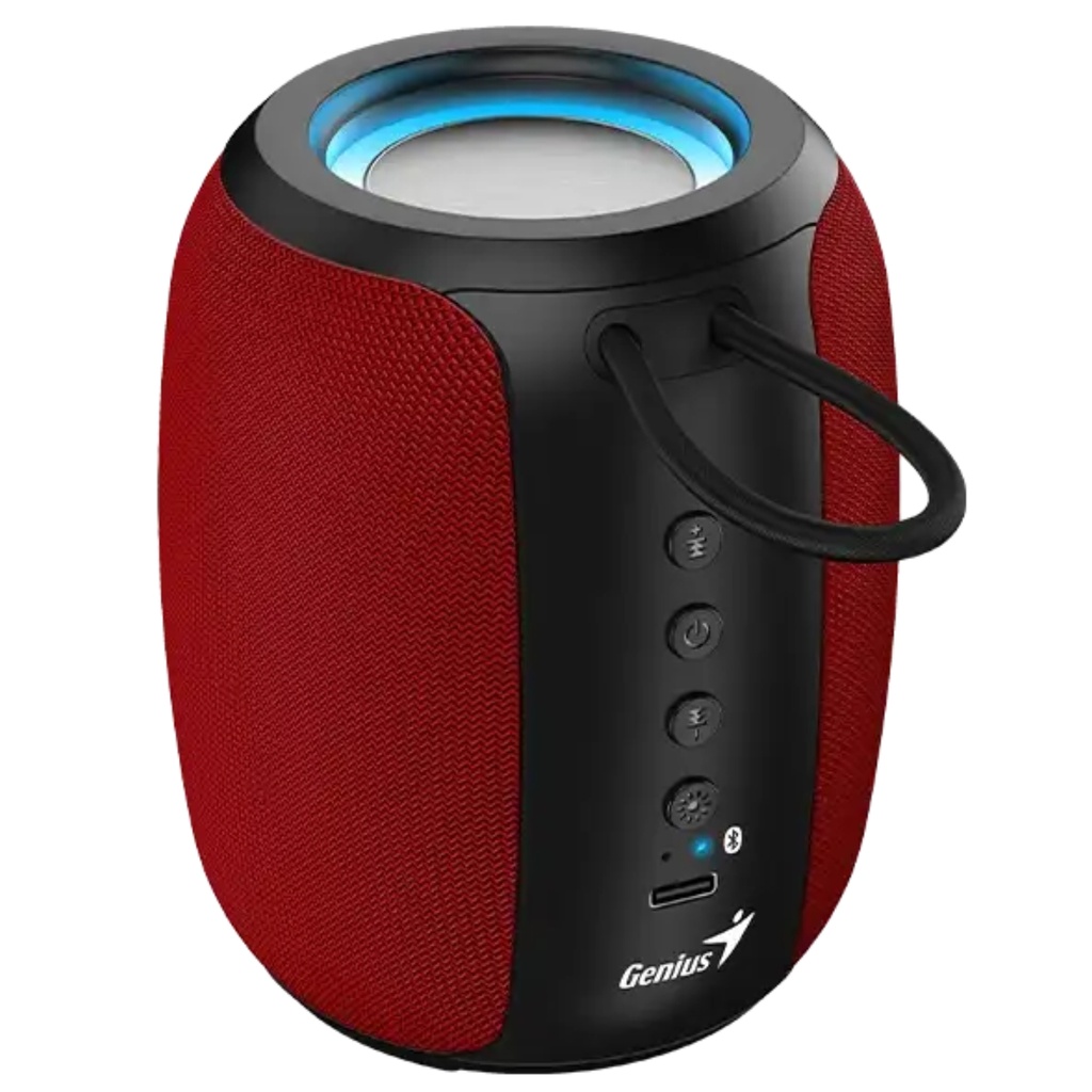 Parlante Genius SP-915BT Bluetooth Color Rojo