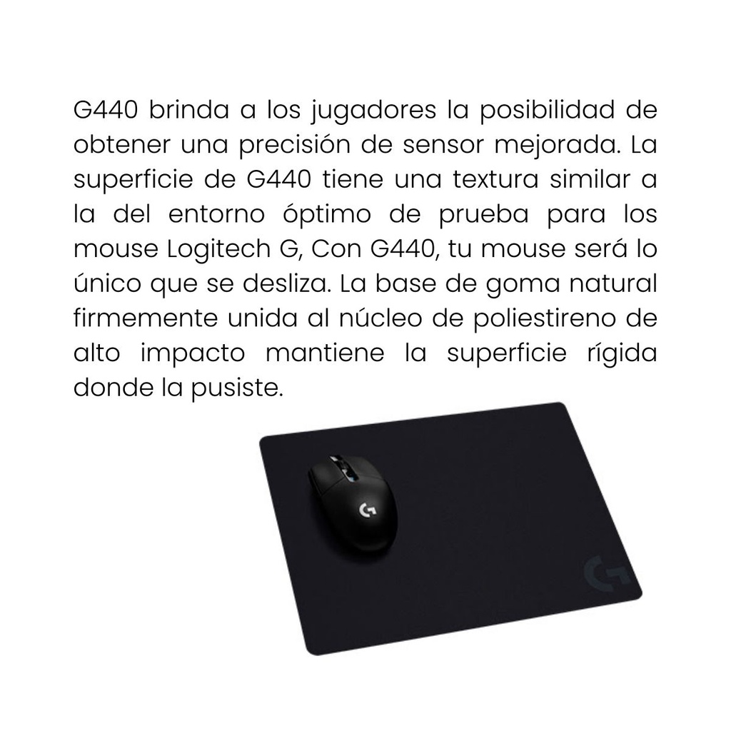 Alfombrilla para Mouse Logitech G440 Color Negro