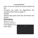 Teclado Inalámbrico Portátil LOGITECH 