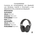 Auriculares LOGITECH Zone Vibe 100 Gris