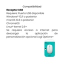 Mouse Inalámbrico Logitech Blanco M170 Cómodo y Portátil
