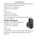 Mouse Logitech MX Master 3S Bluetooth Inalámbrico Gris Oscuro