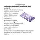 Teclado Logitech Pop Keys Mecánico Inalámbrico
